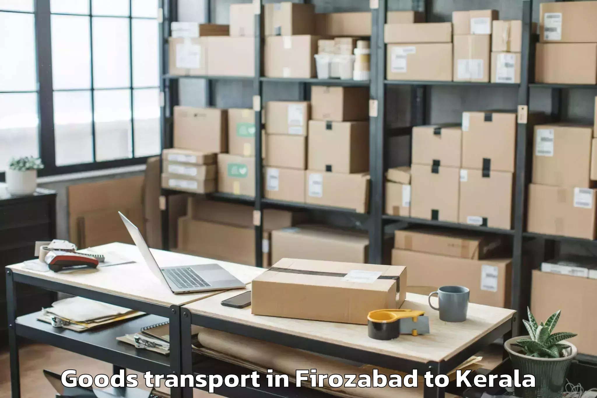 Book Firozabad to Forum Mall Kochi Goods Transport Online